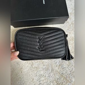 100% authentic YSL mini camera bag, all black. 9.9/10 condition